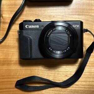 Canon PowerShot G7 X Mark II Digital Camera Black